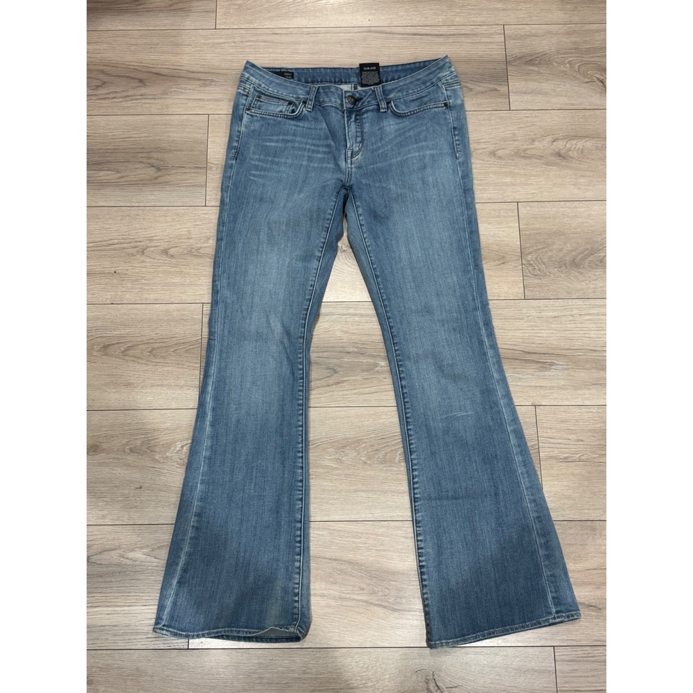 Buffalo David Bitton Felow Mid Rise Flare Stretch Jeans Blue Size 32